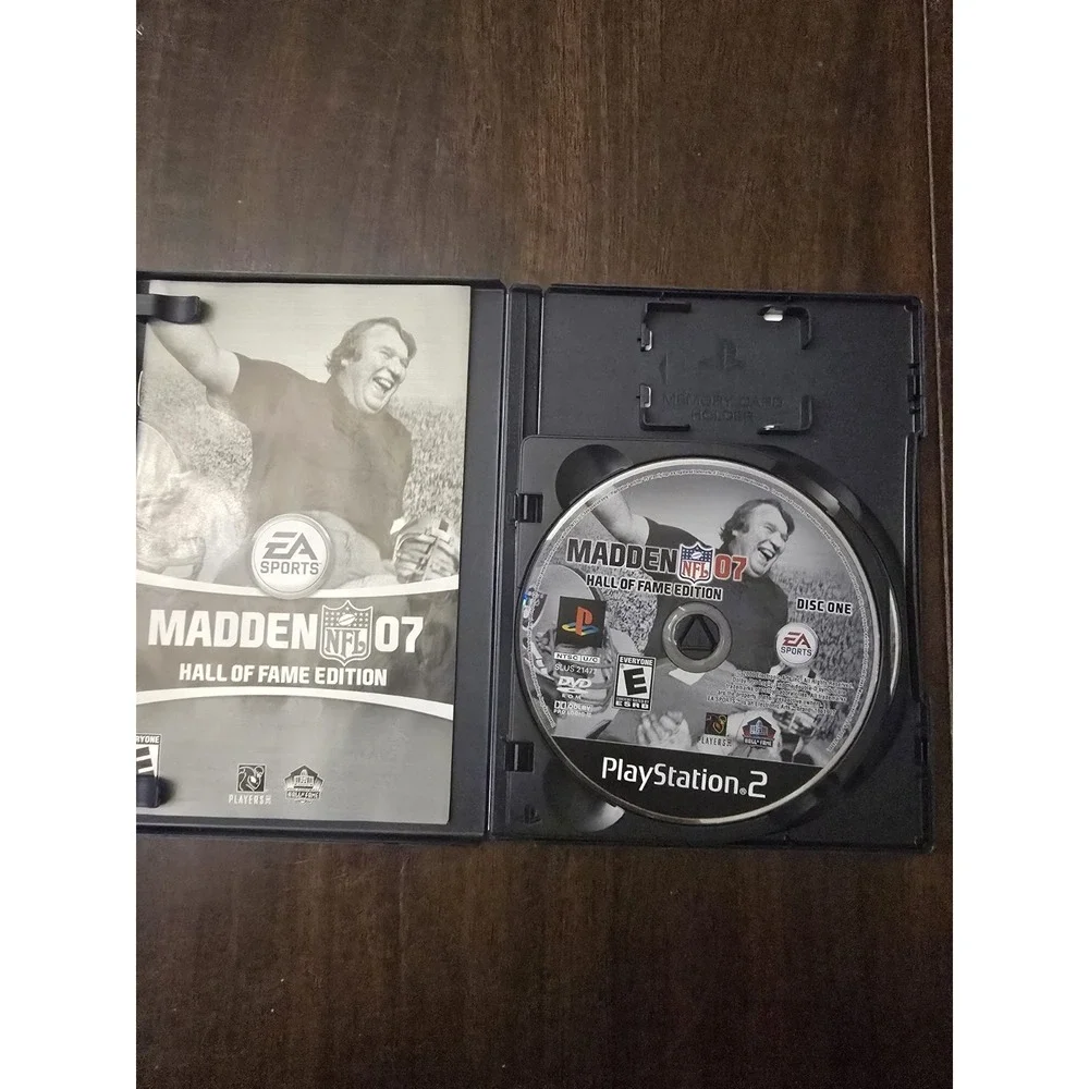 Madden NFL 07: Hall of Fame‎ Edition (Sony PlayStation 2 PS2, 2006) Complete